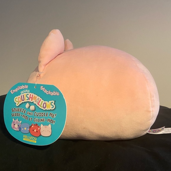 Pink Cat Stackable Squishmallow - Picture 2 of 3